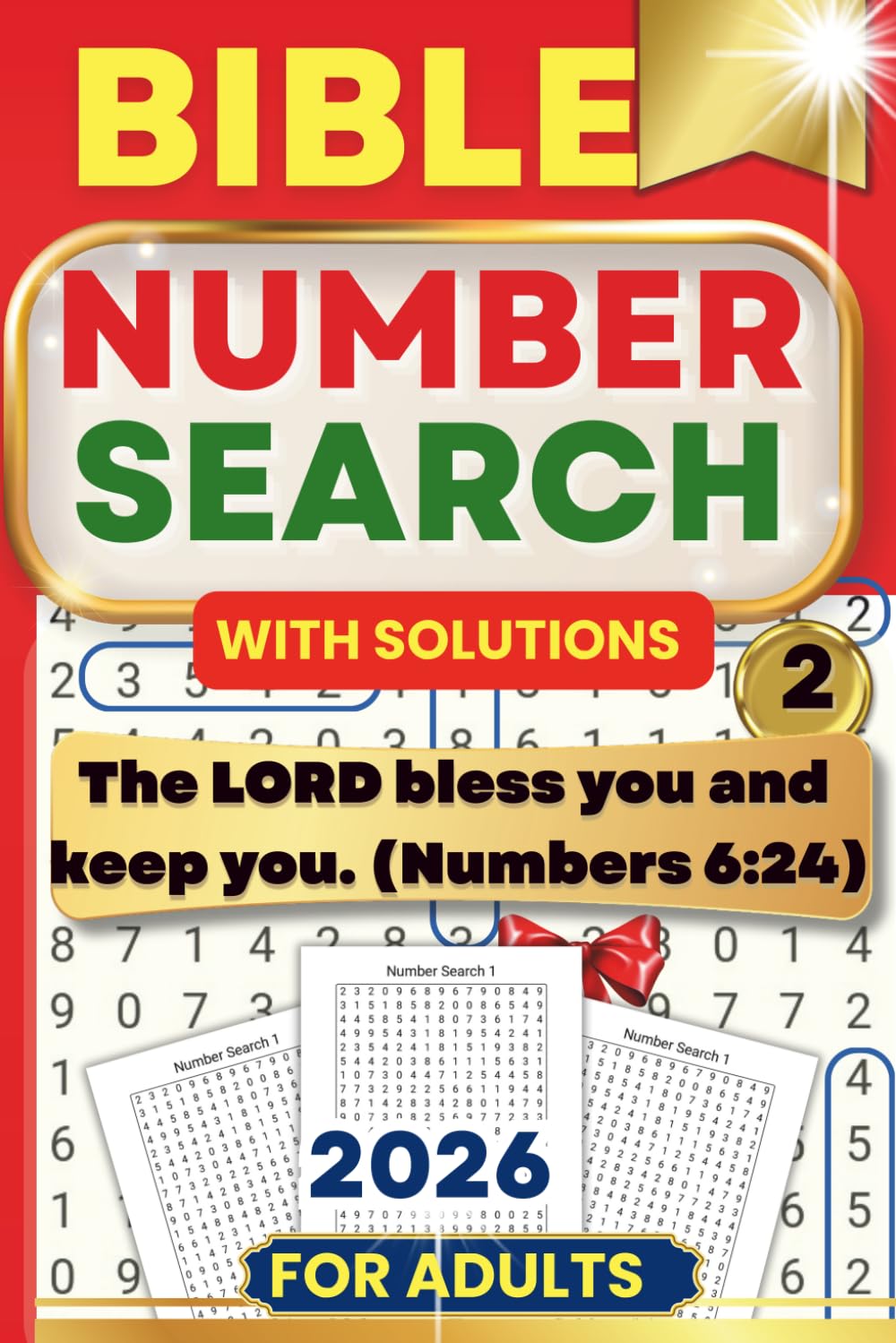 Bible Number Search: A Christian Number Puzzle Book for Adults | Relax, Reflect, and Renew | Volume 1
