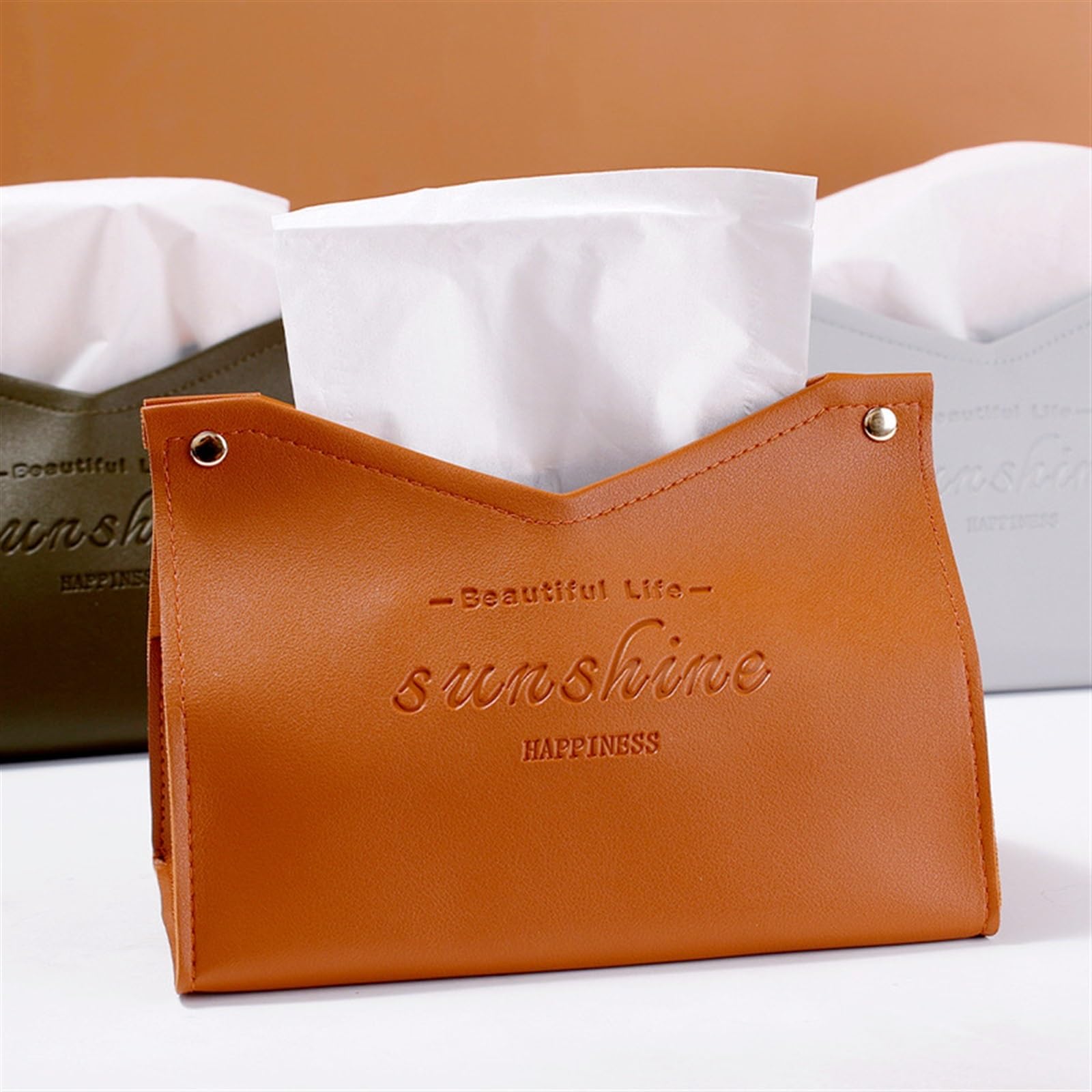 Kosmetiktücherbox Kreative Tissue Box Hause Wohnzimmer Dekoration Schlafzimmer Küche Desktop wasserdichte Staubdicht Lagerung Box Serviette Halter Taschentuchspender (Color : 1)