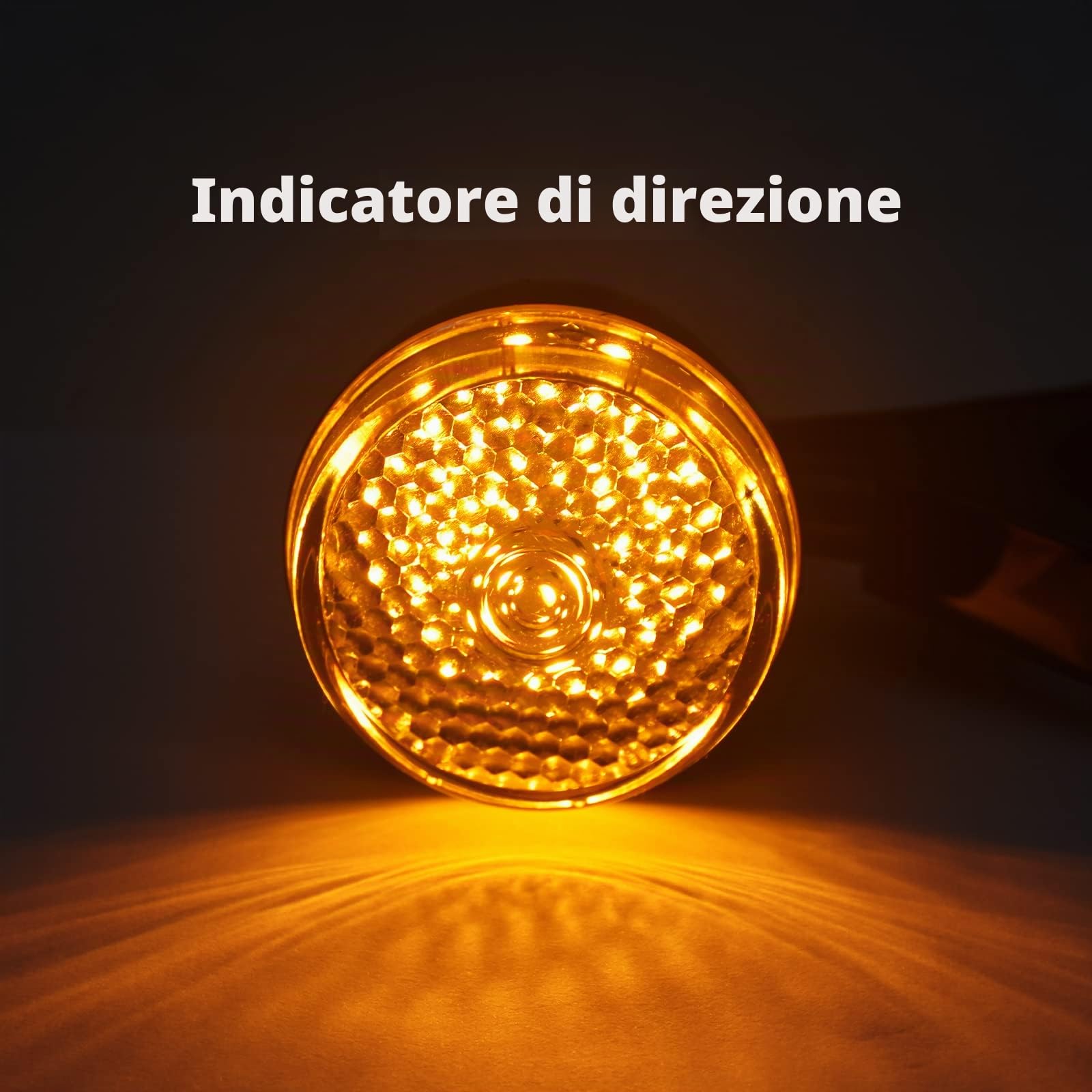 4Pcs Anteriore Posteriore Moto Led Indicatori di Direzione Luce 41Mm Fit Indicatore Morsetto Forcella Blinker Fit per Harley Sportster Dyna Bobber Yamaha Suzuki Kawasaki All Black