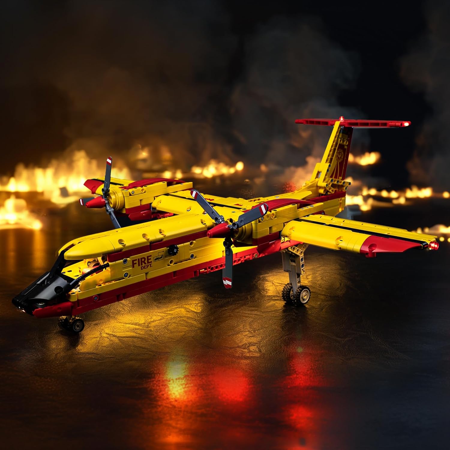 LED Lighting Compatible with Lego Firefighter Aircraft 42152, Light Kit Compatible with Lego 42152, Giving Light to Model, NOT Included The Model Set?Standard Version?