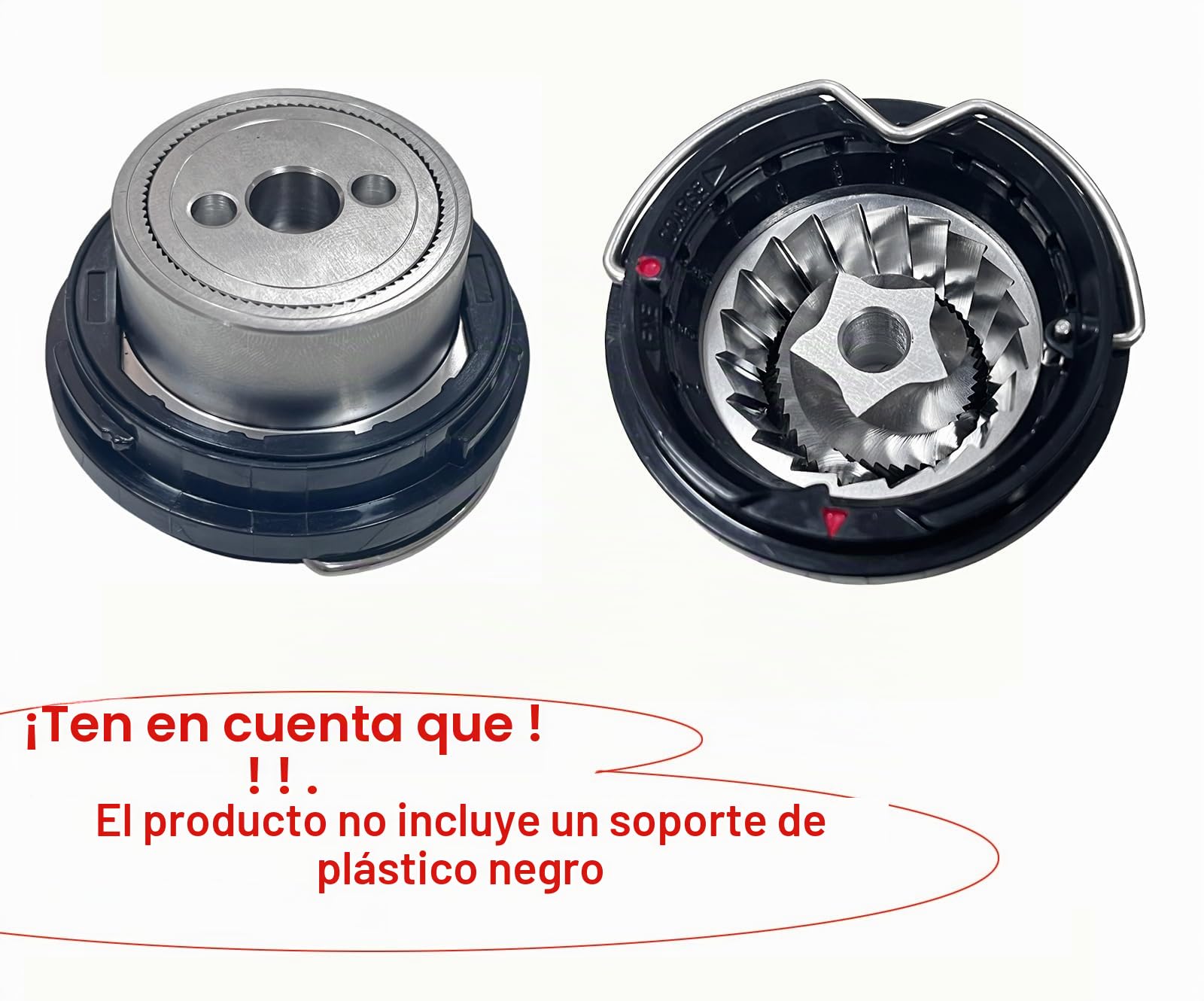 Juego de fresas cónicas de repuesto compatible con máquinas de café Breville Espresso Molinillo de café (Pre 1926 PDC)