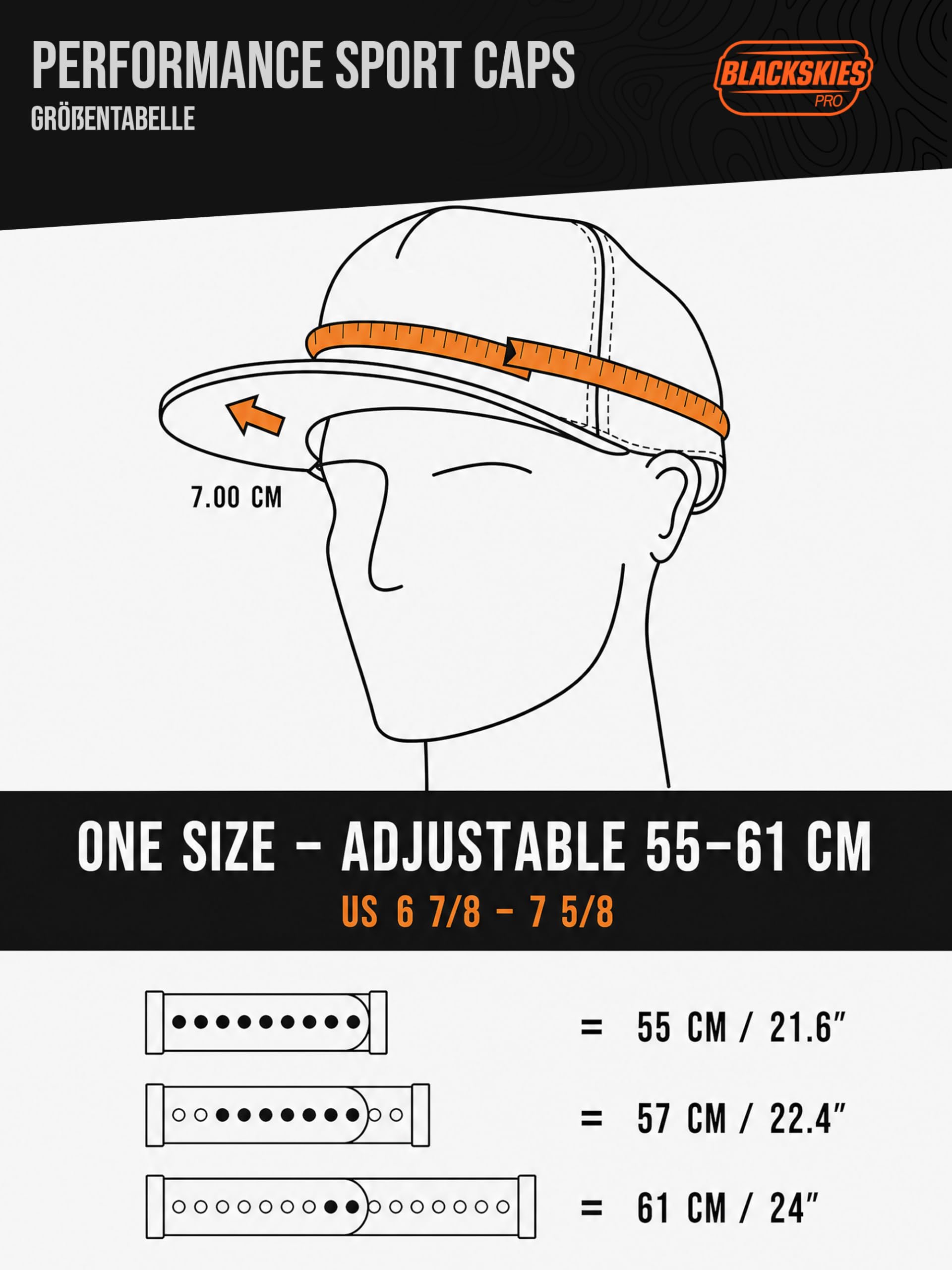 Blackskies® Pro Pulse Sport Performance Cap | Wasserabweisende Unisex Premium Baseball Kappe | Wassersport, Padel Gym Joggen Surfen Strand Tennis Herren Damen Cap - Basecap Männer Frauen