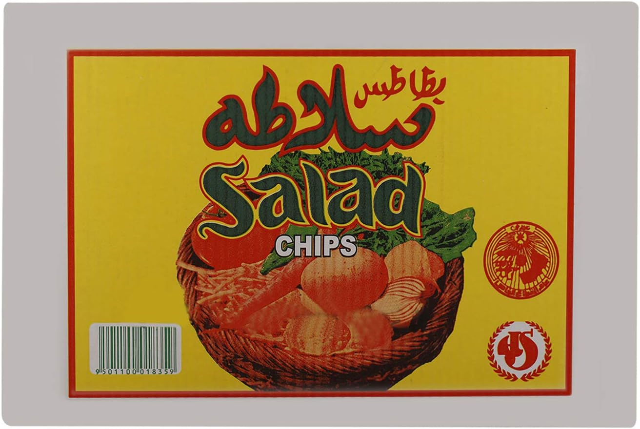 Salad Hot & Sour Flavour Potato Chips, 50 X 15 G