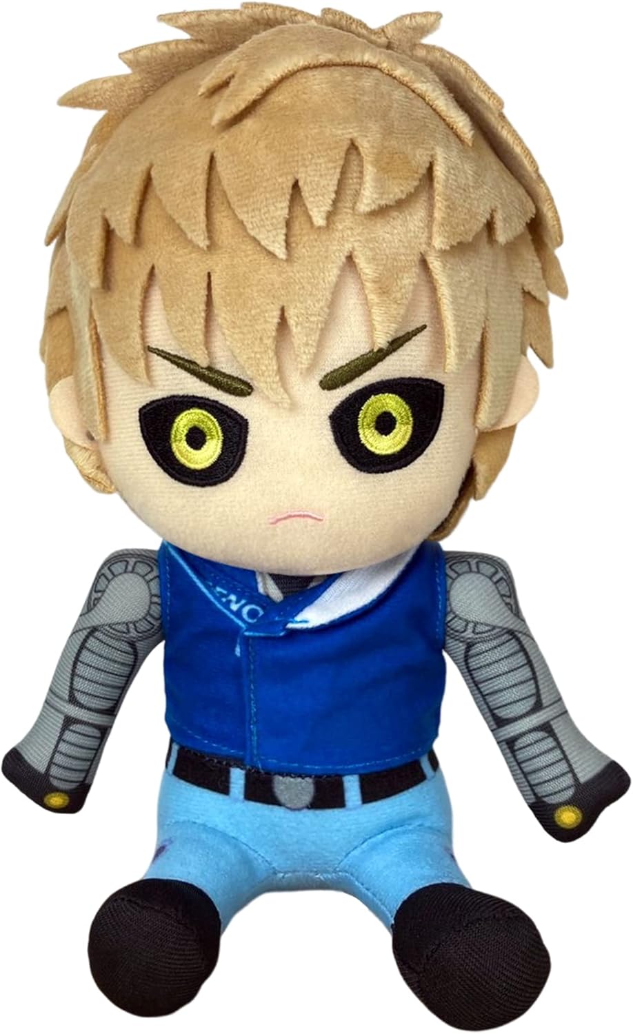 One Punch Man S2 - Genos Demon Cyborg Sitting Plush 7" H