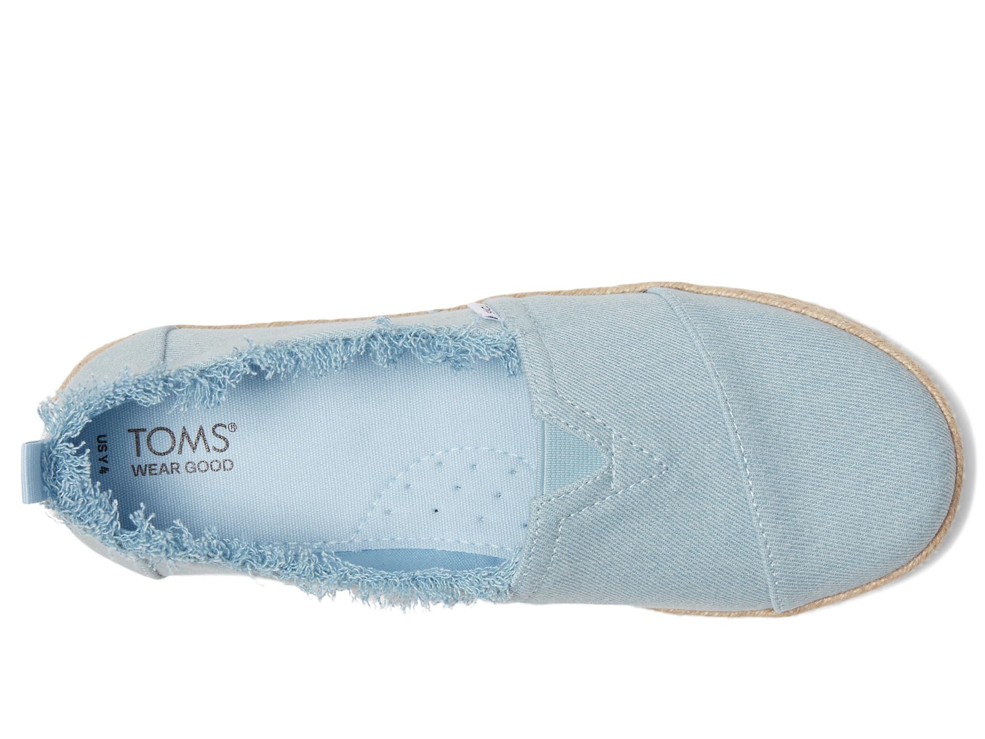 TOMS Alpargata Rope Mocasín planoNiñas