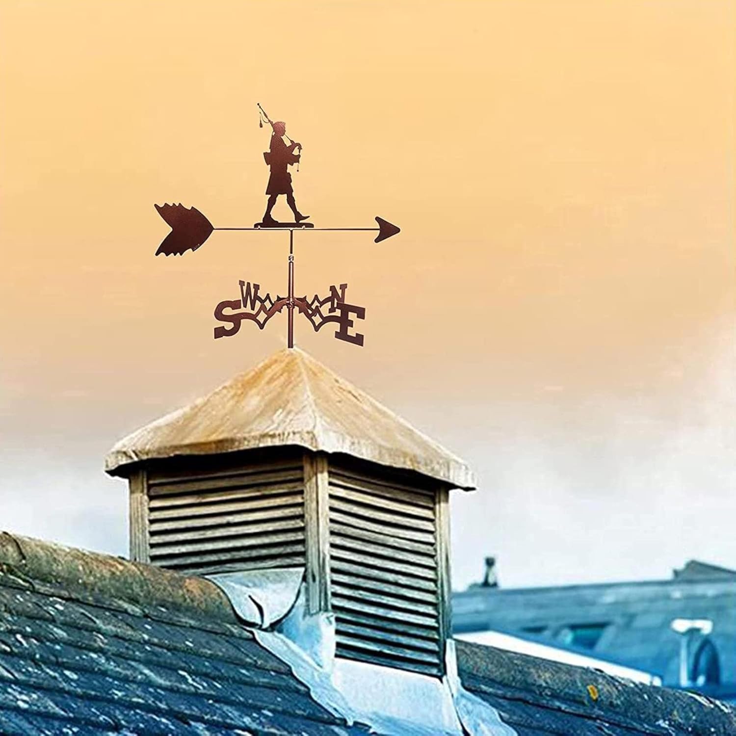 屋外風向計ウェザーベーンガーデンマウントヤードステーク、ウェザーベーンファーム、測定ツール建設ガーデンステークウェザー風向インジケー