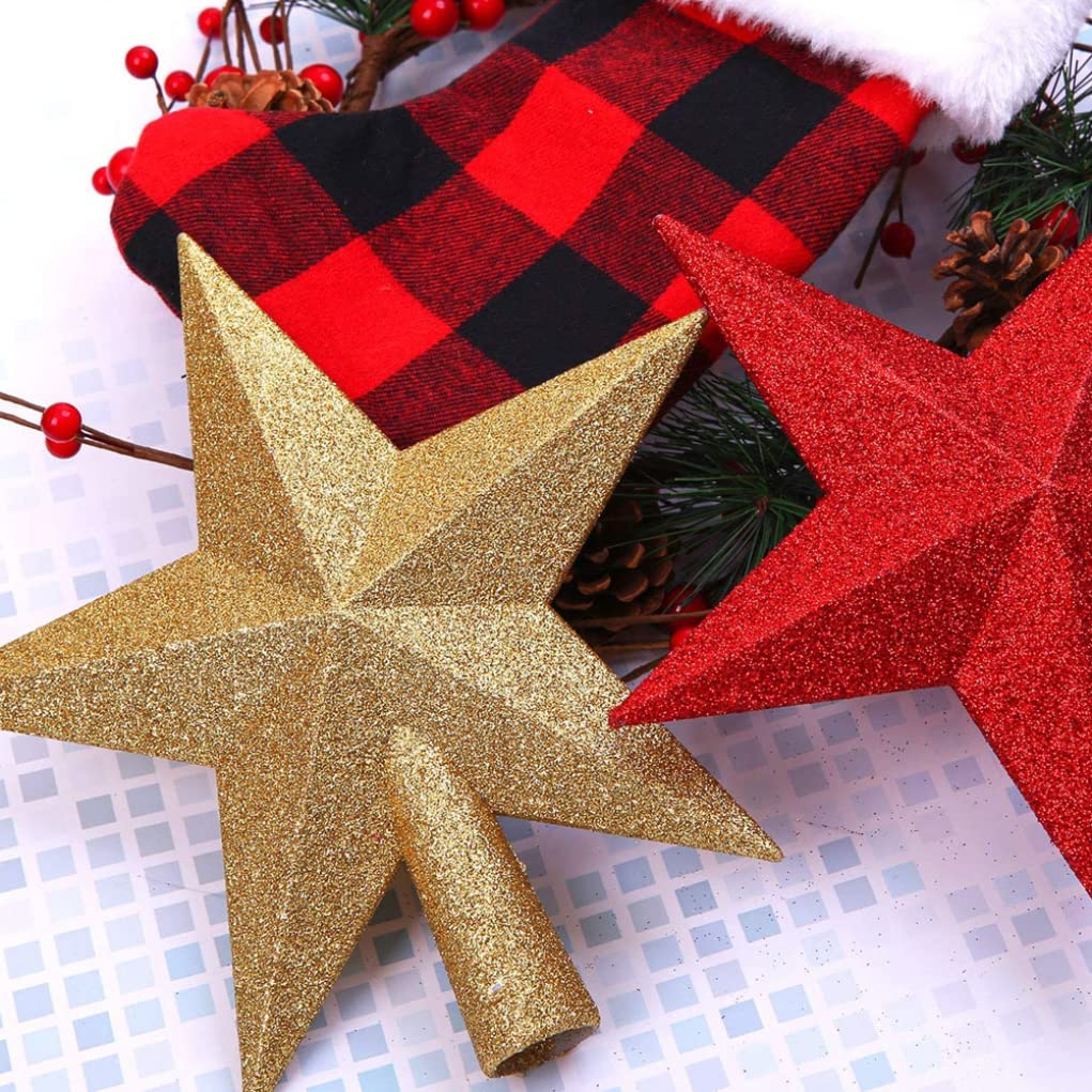 Décoration Sapin De Noël étoile En Bois Et Perles | Maisons