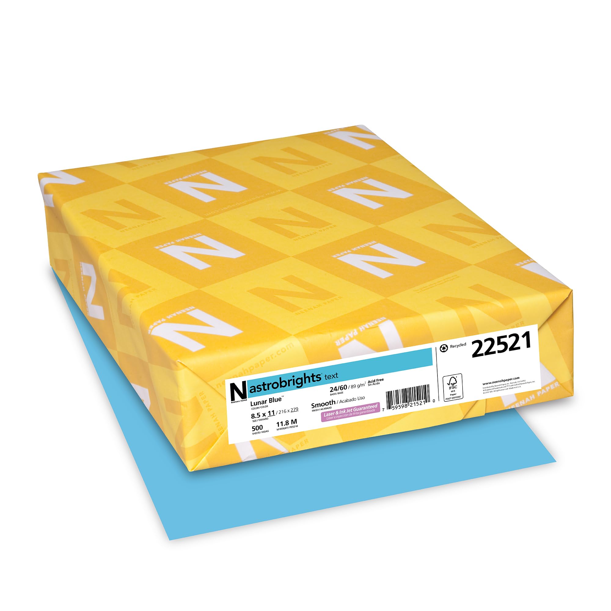 Amazon.com : WAU22521 - Neenah Paper Astrobrights Colored Paper