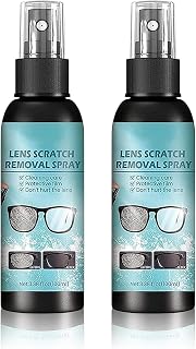 Lens Scratch Removal Spray,scratch remover for sunglasses, Lens Scratch Remover, Glasses Lens Cleaning Spray for Sunglasses Screen Cleaning Tool(2pcs)