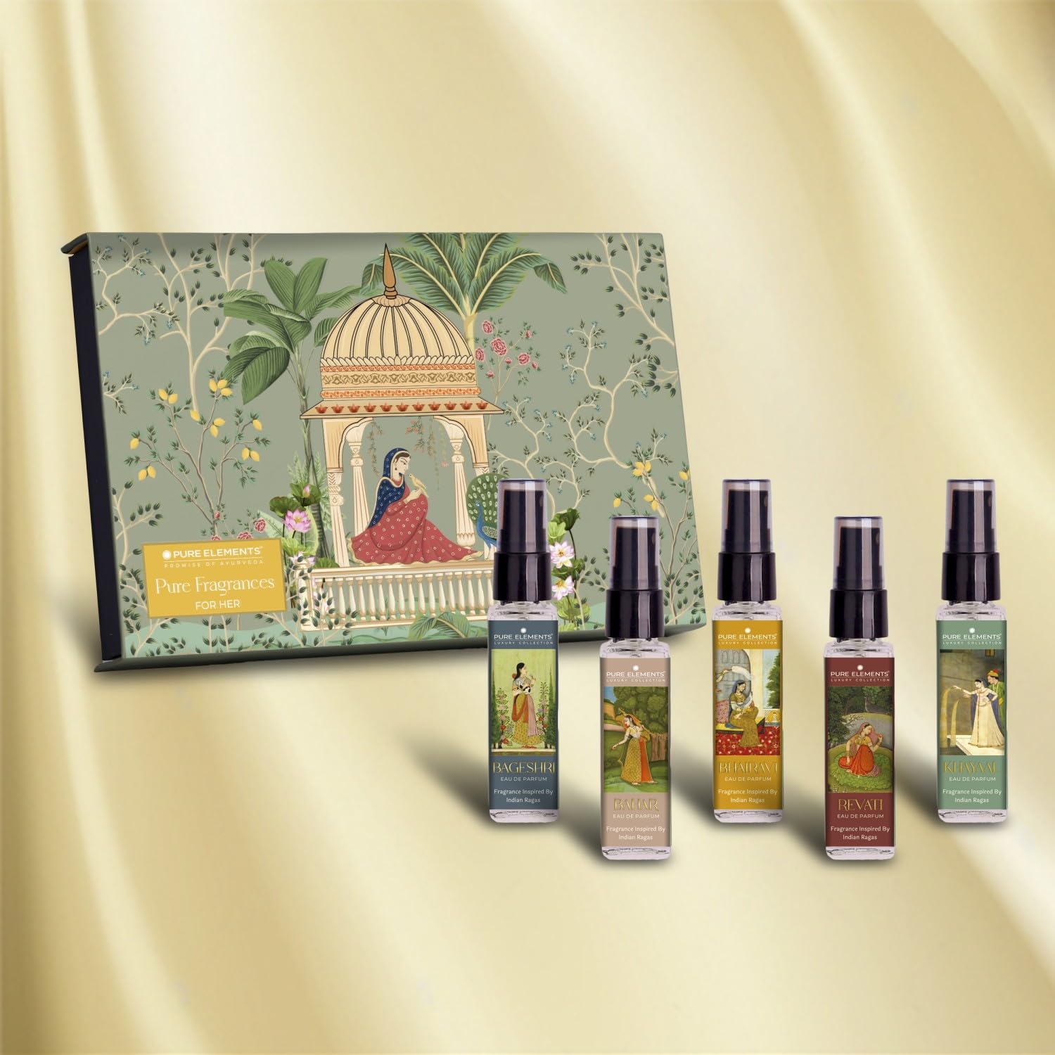 PURE ELEMENTS Perfume Gift Set for Women Pack of 5x 8 ML | Pure Fragrances For Her | Eau De Parfum | Travel Sized, Assorted Pack, Ideal Birthday Gift - 40ML-image-27