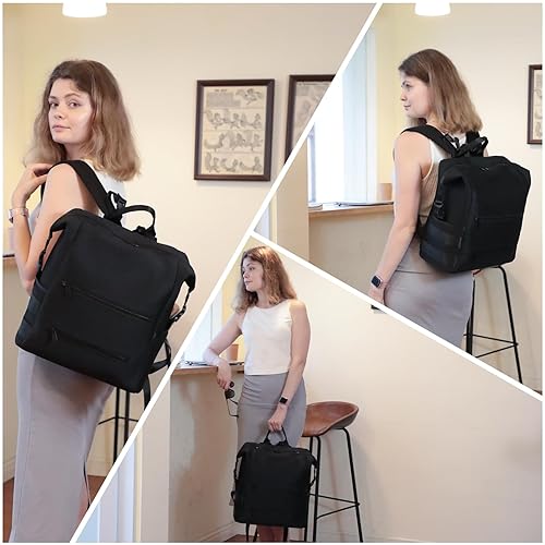 Miniatura 2 de Mochila para pañales, bolsa grande de neopreno para niños y niñas con 15 organizadores de bolsas de pañales, 2 bolsillos aislados, cambiador,