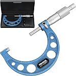 HDLNKAK Digital Micrometer, Outside Micrometer Precision Measuring Tool, 0-1"/0-25 mm, Inch/Metric 0.00005"/0.001 mm, Machinist Thickness Gauge Tool, Large LCD Display