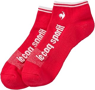 le coq sportif(ルコックスポルティフ) ソックス定番 アンクル丈 配色ライン スポーツ ゴルフ LG5SSO02Mメンズ