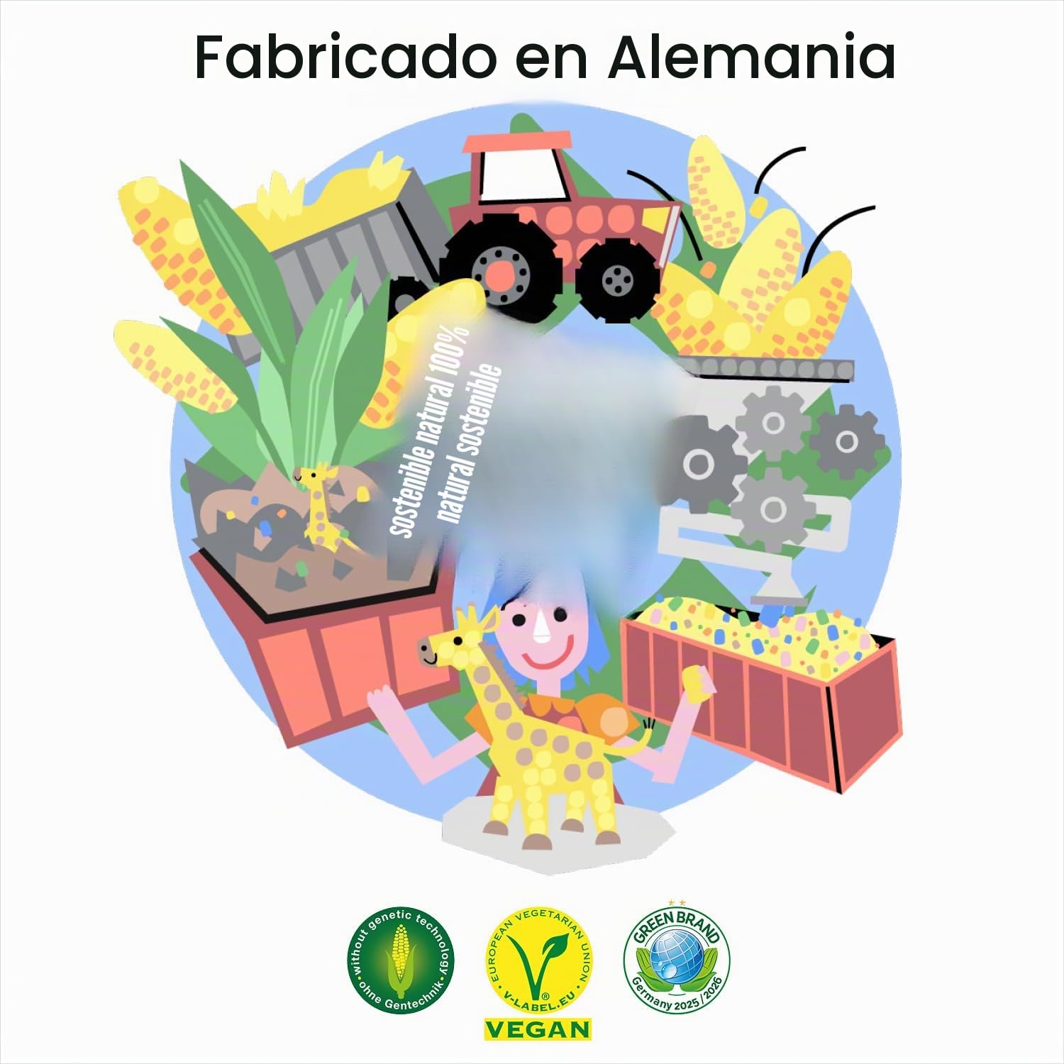 Playmais Mosaic Princess | 2300 piezas | Kit de manualidades | Juguete natural | Incluye esponja, 6 plantillas de diseño | vegano, responsable y seguro para niños y medio ambiente | a partir de 3 años