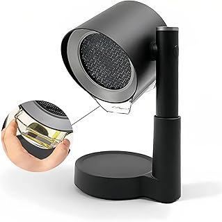 Portable Range Hood - Desktop Kitchen Exhaust Fan Extractor, Ductless Mini Smoke Airhood for Indoor Cooking, RV Camper Cooktop Absorber, Air Vent Filter System, 3-Speed Smokeless Fans