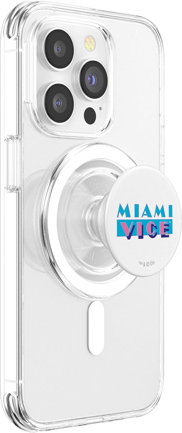 Miami Vice Logo PopSocket PopSockets MagSafe PopGrip for iPhone