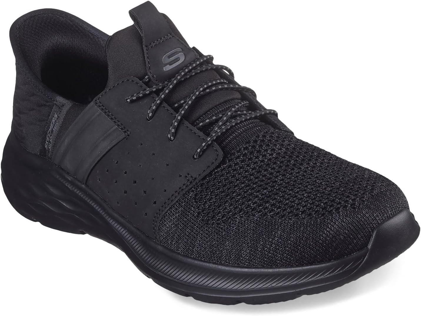 Skechers Men's Streetwear Garner - Newick Low Profile Bungee Lace Slip-Ins - Image 2