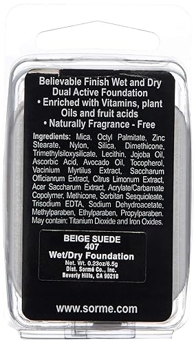 Miniatura 10 de Sorme Cosmetics Believable Finish - Recambio de base en polvo en marfil suave, polvo de base de maquillaje de cobertura media a completa, polvo