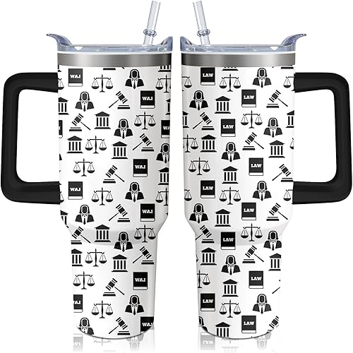 Vista 20 de Vaso de 40 onzas con asa para estilista para estilista, para mujer, taza aislada de acero inoxidable, botella de agua para peluquería, cosmetología