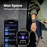 Amazfit Bip Max 50mm Smartwatch, 2.07" AMOLED Display, 20 Days of Battery, GPS, 4GB Storage, Offline Maps, Fitness Tracker, Hybrid Training, 150+ Sports, HYROX Mode, 5 ATM for Android & iPhone, Silver