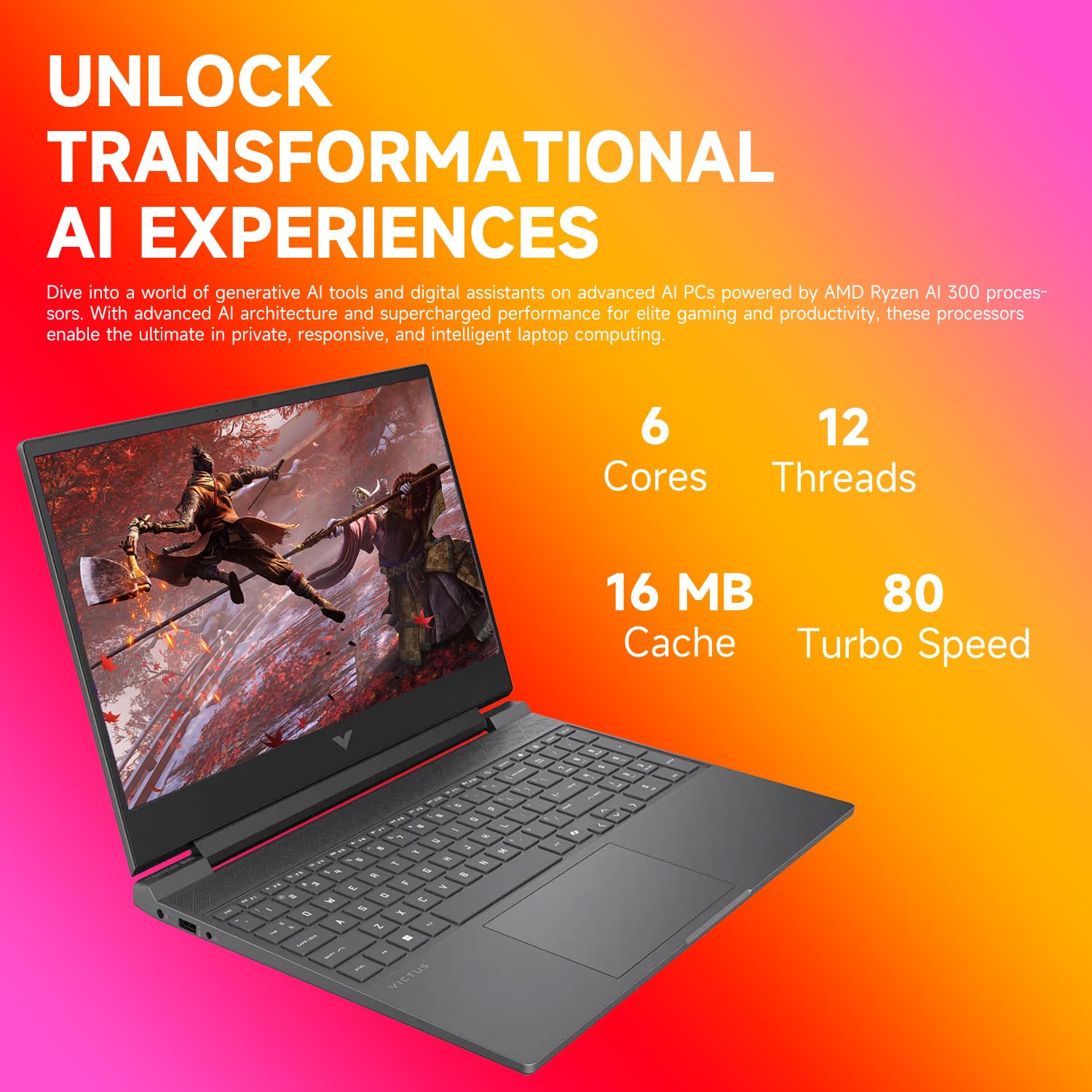 Amazon.com: HP Victus RTX 4050 AI Gaming Laptop with Copilot, 15.6