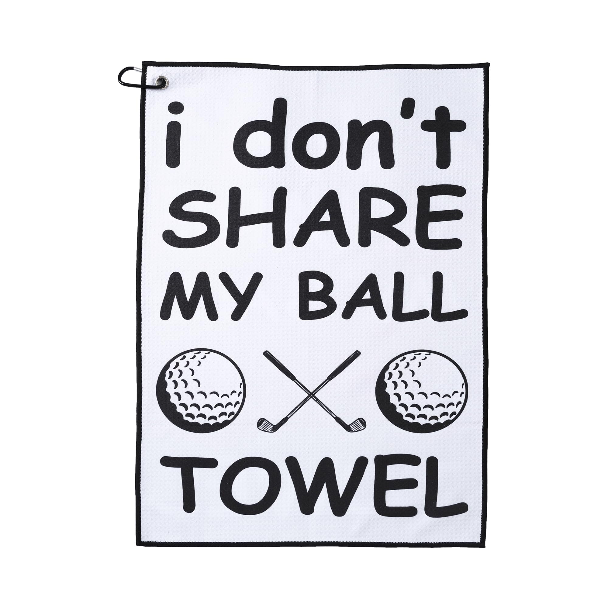 ZEETY Funny Golf Towel – Humorous Golf Towel for Golf Bags, Perfect Golf Gifts & Accessories for Men and Women Golfers