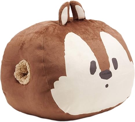 Amazon Co Jp モリシタ チップとデール クッション ブラウン チップ もちもち ハンドイン ディズニー 35x32x32cm ホーム キッチン