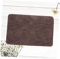 Vista 7 de Unomor Alfombra antideslizante para piso, alfombra de felpa absorbente de agua, tapete de baño absorbente antideslizante, alfombra de baño de felpa