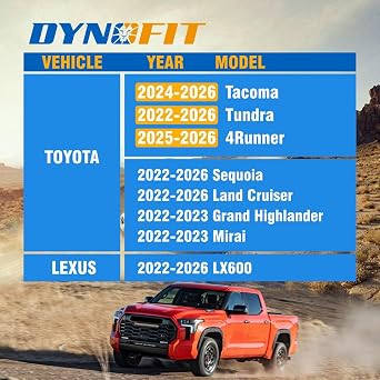 Dynofit 14x1.5 Wheel Lug Nuts Compatible with Toyota Tacoma 2024-2026,Tundra 2022-2026,4Runner 2025-2026,OEM Mag Washer for LX600,24PCS One-Piece Design 21mm Hex Lug Nuts,Replace OE 90942-A1007|01121