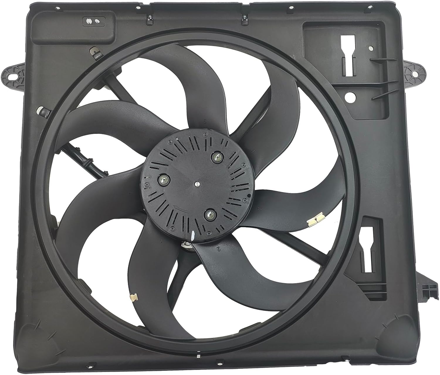 Engine Cooling Radiator Fan Assembly Fit for 2012-2017 Jeep Wrangler 2018 Wrangler JK,68143894AB