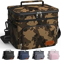 Vista 16 de HOTOR Lonchera térmica para hombres y mujeres, lonchera a prueba de fugas con 4 bolsillos, correa ajustable, ideal para el trabajo, picnic, viajes