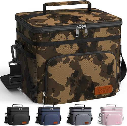 Miniatura 16 de HOTOR Lonchera térmica para hombres y mujeres, lonchera a prueba de fugas con 4 bolsillos, correa ajustable, ideal para el trabajo, picnic, viajes,