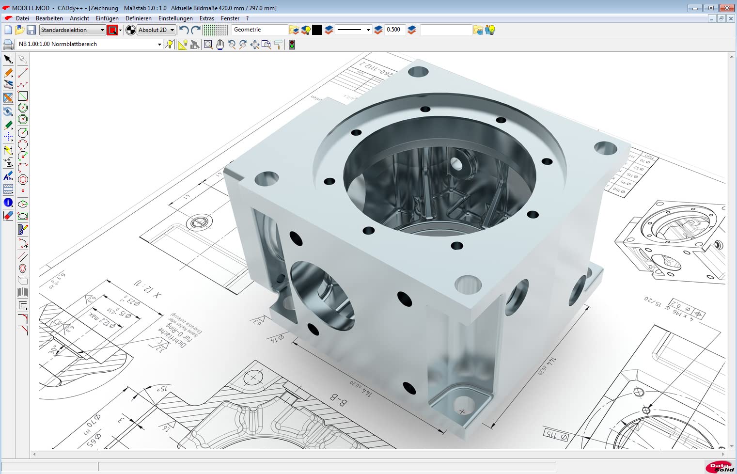 BeckerCAD 15 3D - Professionelle 2D und 3D Konstruktion Architektur, Maschinenbau, Elektrotechnik, Schiffsbau usw. 3D CAD Programm kompatibel mit AutoCAD und Win 11, 10, 8.1, 7