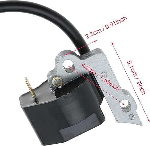 Miniatura 2 de 530039198 Módulo de bobina de encendido para Husqvarna para Poulan para Craftsman para WoodShark para motosierra Wildthing 2050LE 2055 1900 1950LE