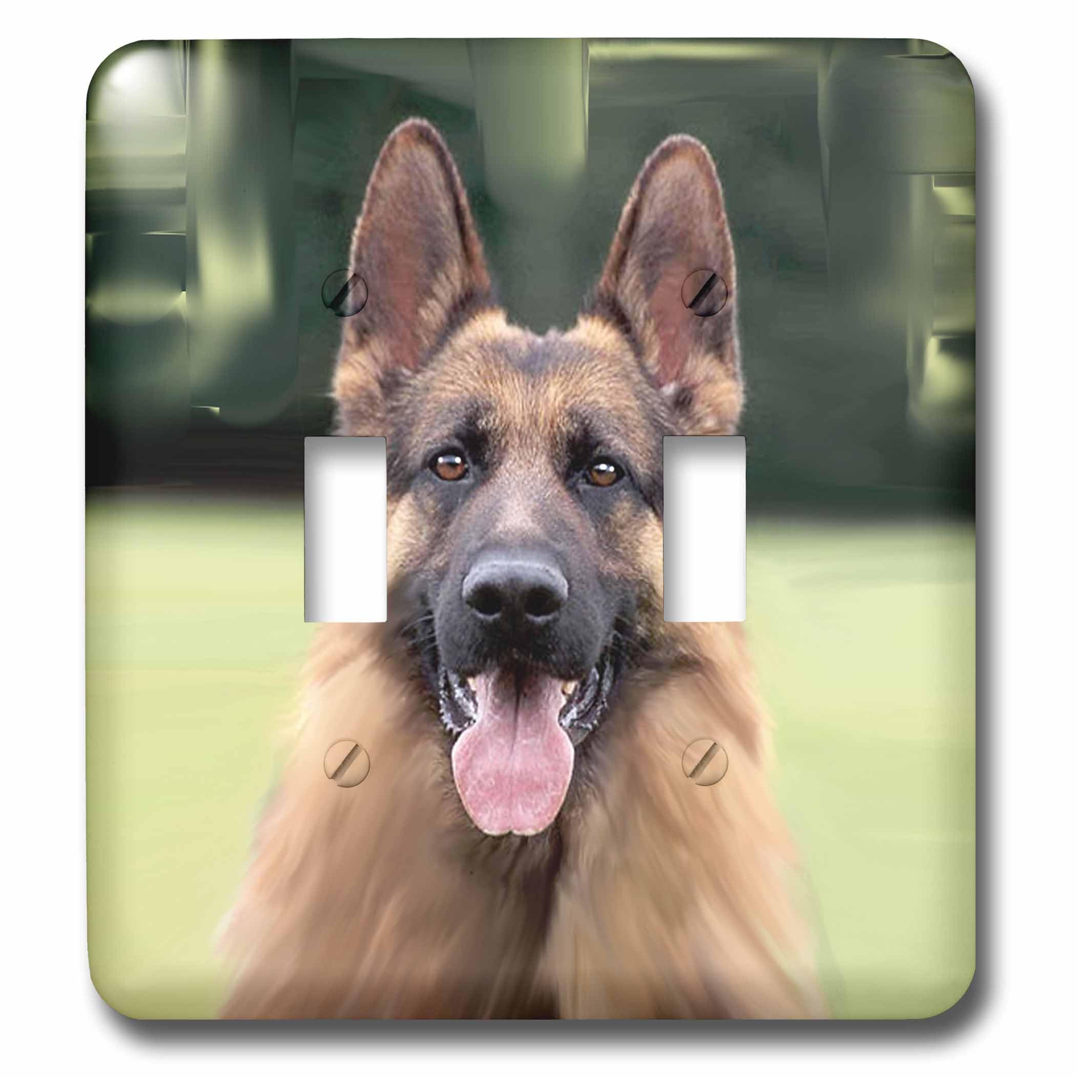 Interrupteur Berger allemand 3dRose lsp_4434_2, le cadeau idéal pour amoureux de chiens