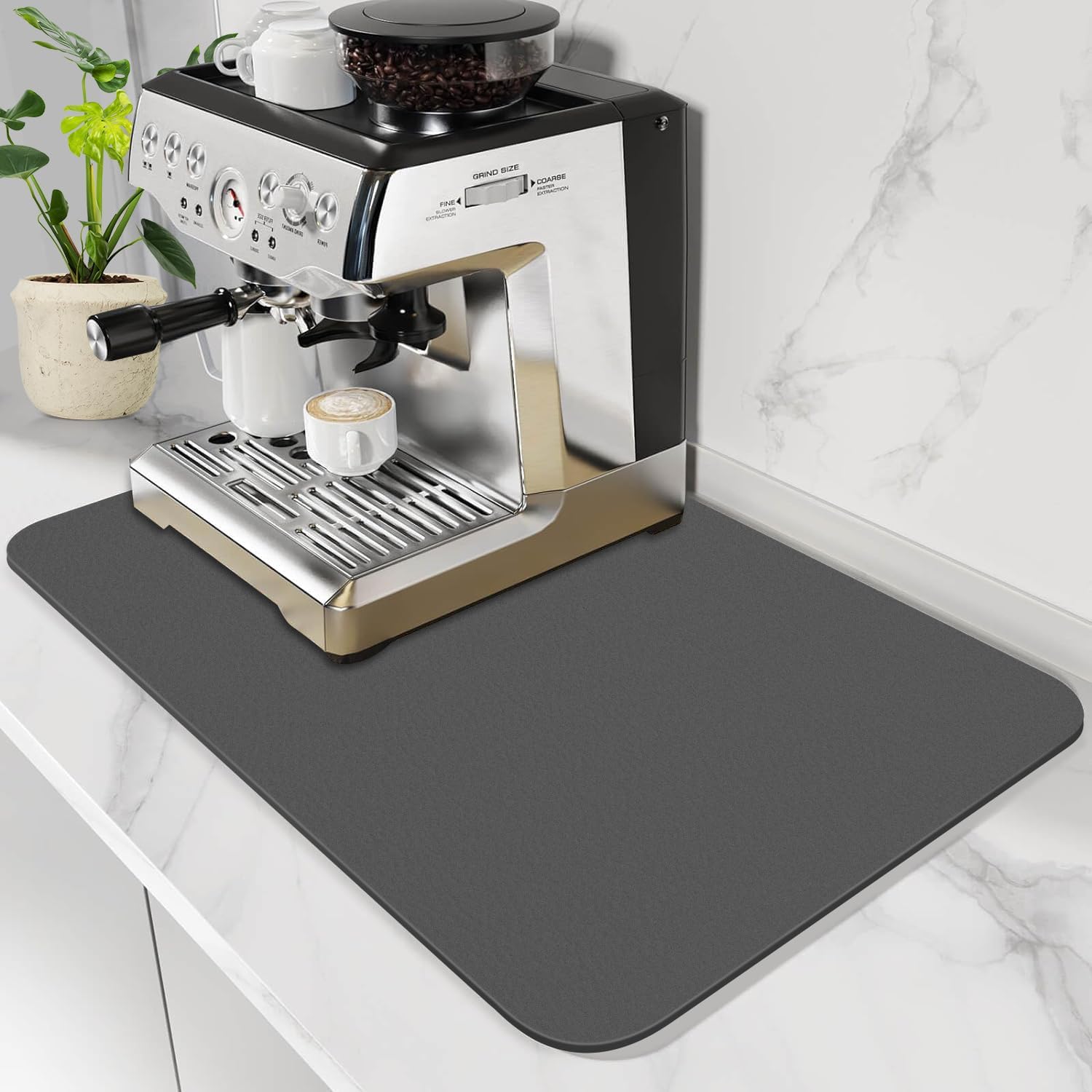 Amazon.com: Coffee Mat Dish Drying Mat - 12