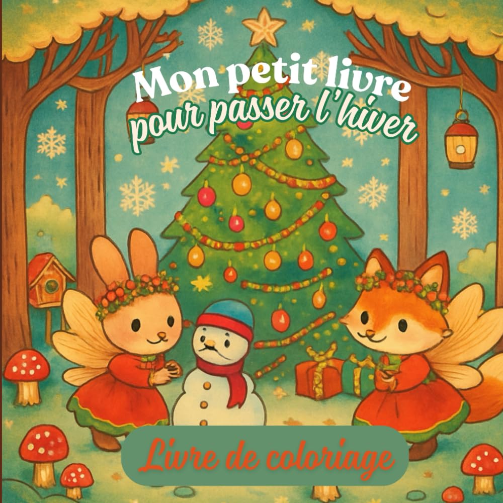 Petite histoire de Noel: Livre de coloriage