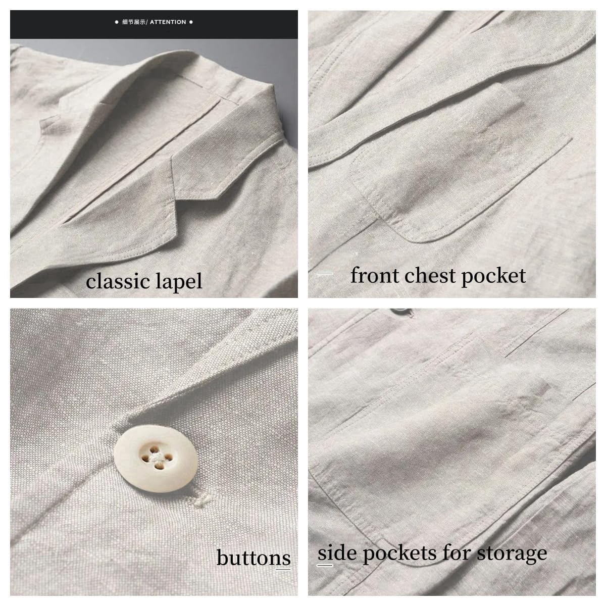 Giacca Blazer da Uomo Giacca da Abito Casual Elegante A Righe in Lino Giacca da Abito Slim Fit A Due Bottoni Giacca Estiva Leggera Cappotto da Lavoro Sportivo Sfoderato