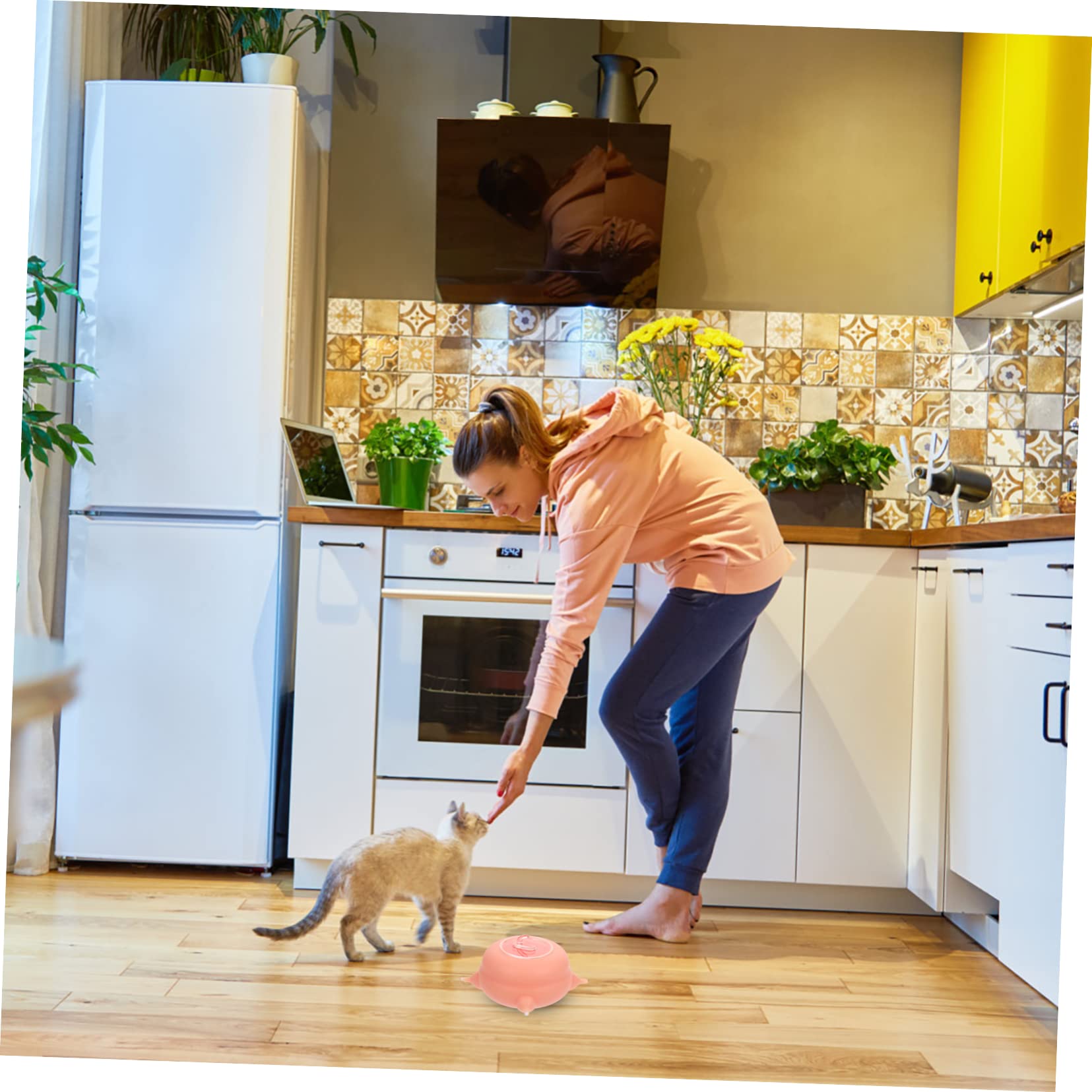 Comedero de Silicona Liviano y Práctico para Cachorros Múltiples Tetinas Herramienta Adecuada para Alimentar Mascotas Recién Nacidas en Casa