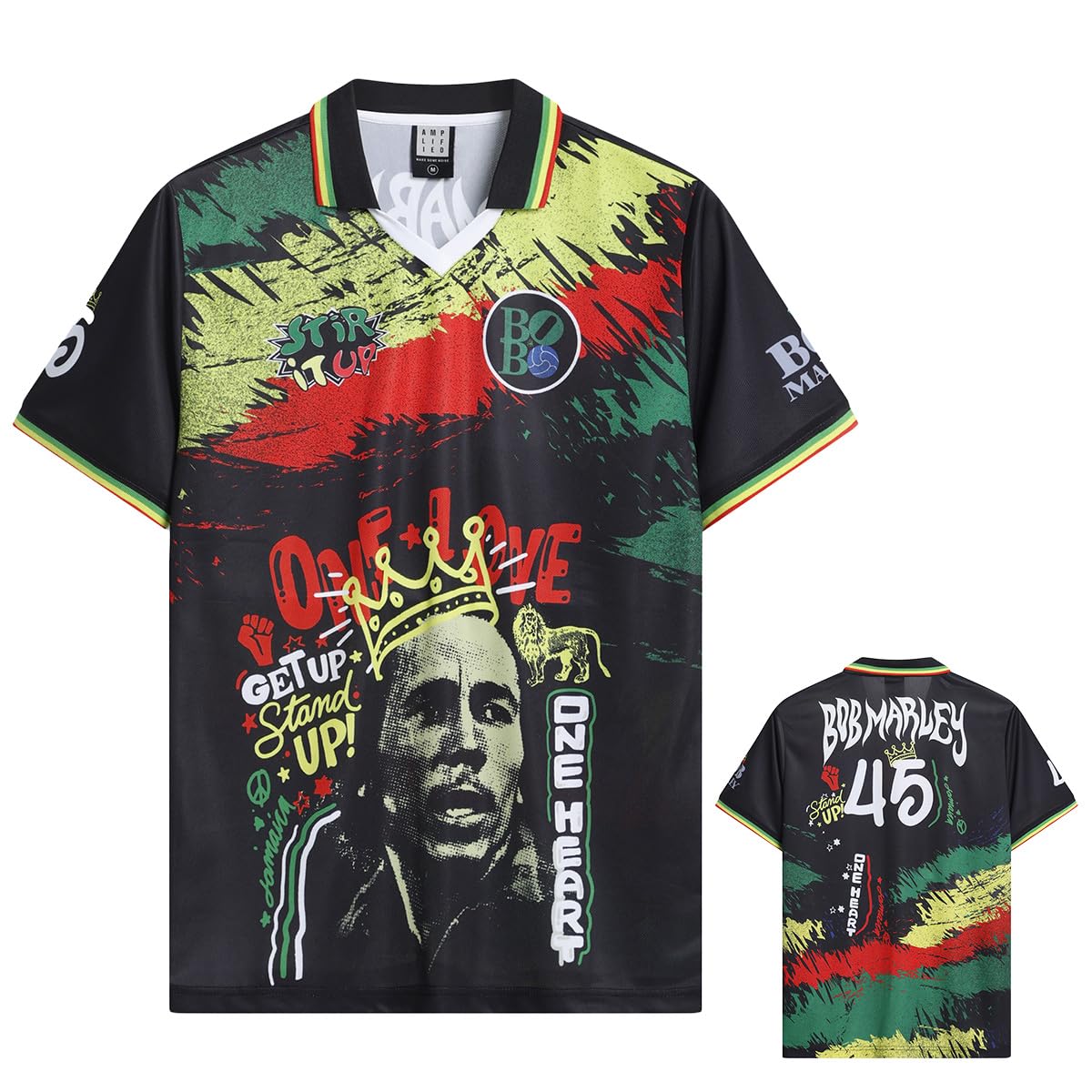 Bob Marley One Love Rock Football Shirt