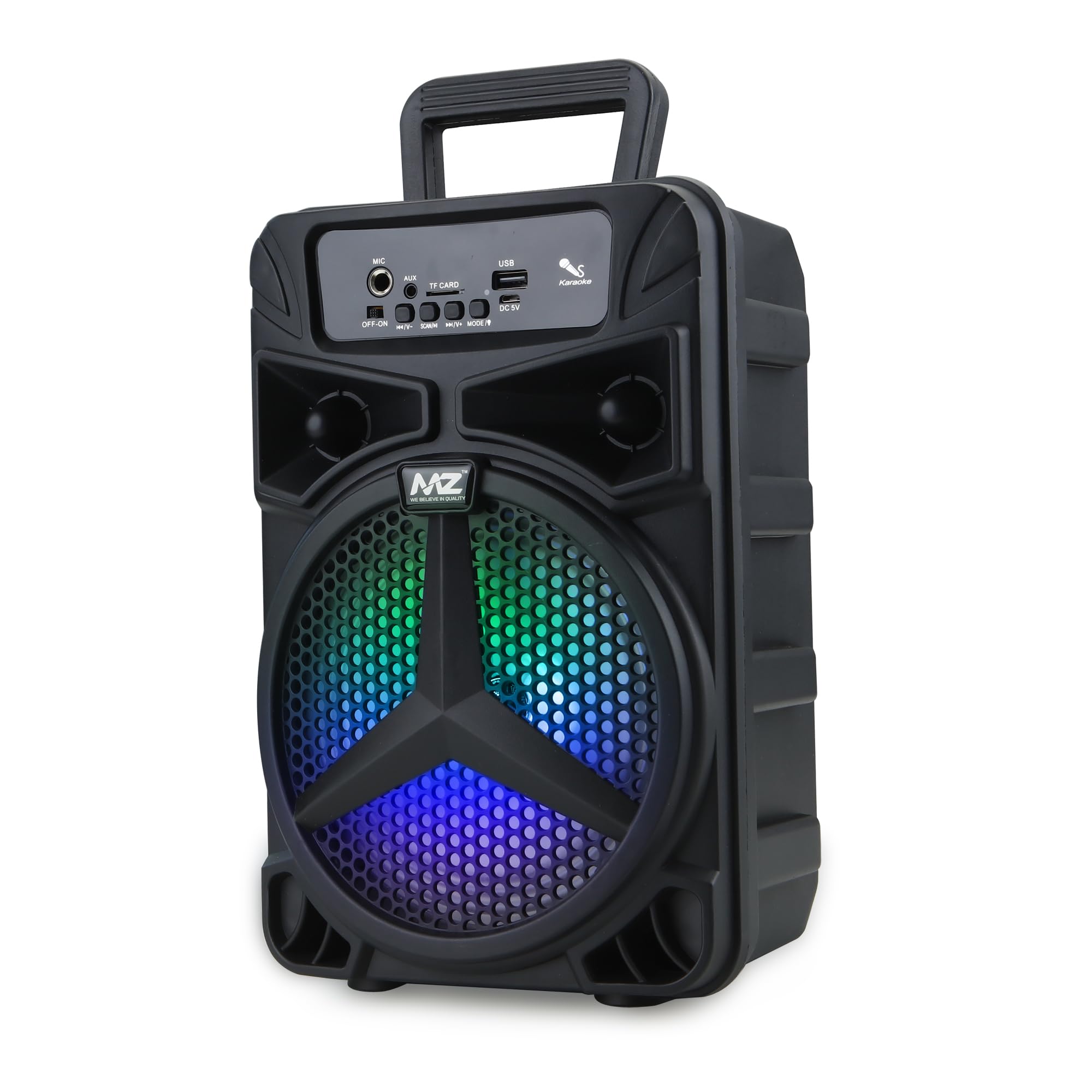 MZ (Portable Bluetooth Karaoke Speaker Dynamic Thunder Sound with