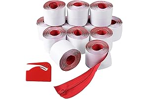 Self-Adhesive Instant Zip Door Seal System for Dust Protection