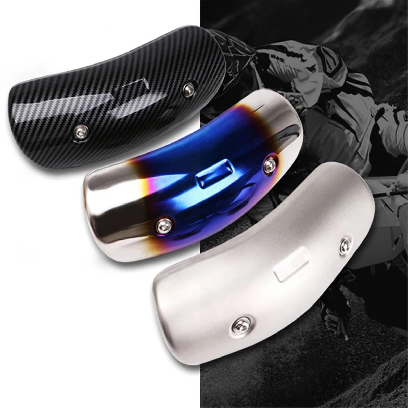 Protector de calor universal para silenciador de escape, compatible con Yoshimura AR SC. Protector de Tubo de Escape