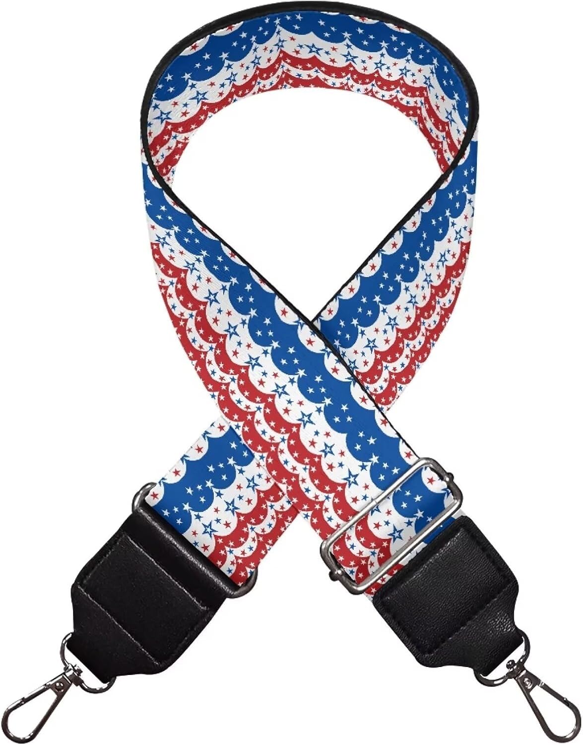 USA Flag Handbag Strap for Women Stars Canvas Purse Strap American Flag Shoulder Strap Replacement Strap Decoration Crossbody Straps for Purses