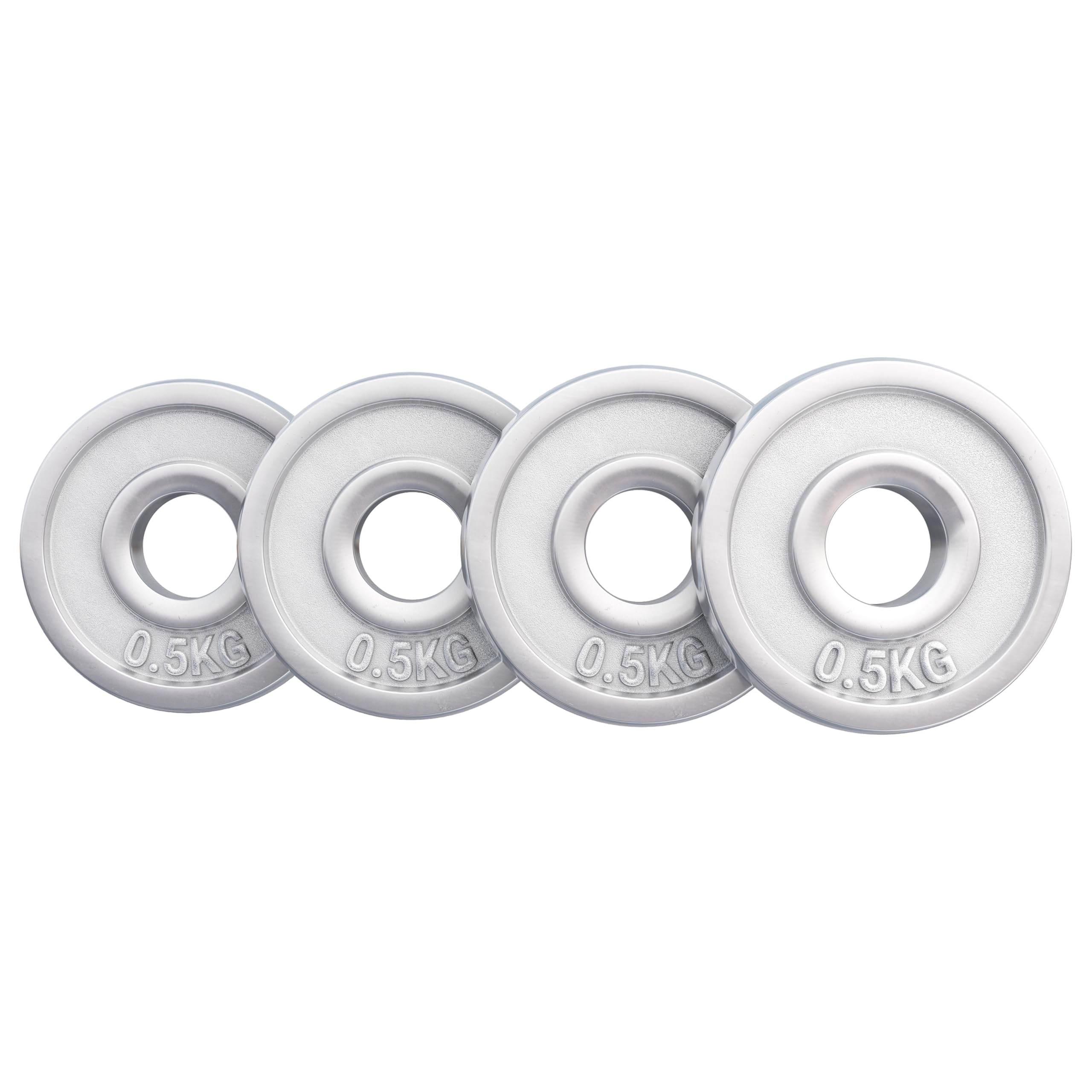 GORILLA SPORTS® Hantelscheiben - 1,25-30kg, 30mm, Gusseisen, Chrom, Einzeln oder Set - Gewichte Hantel, Gewichtsscheiben, Langhantel Gewichte, Weight Plates, Fitness Hantelscheibe
