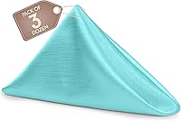 Vista 373 de Ultimate Textile -1 docena - Reversible Shantung Satin - Majestic - Servilletas de tela Majestic de 17 x 17 pulgadas color azul pizarra