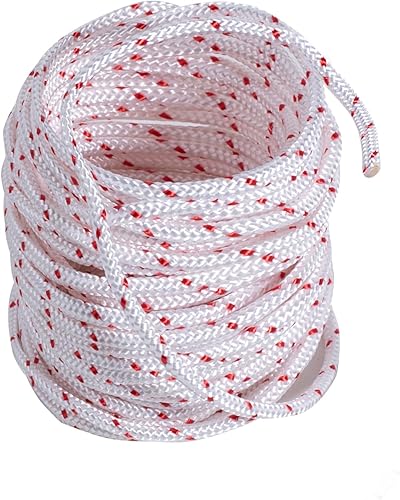 Miniatura 3 de Cuerda de arranque de repuesto de 32.8 ft para cortacésped, recortadora, cortador de cepillo, generador de sierra de cadena (diámetro de 0.197 in)