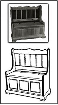 Project Paper Plan To Build Storage Bench - Material Not Included