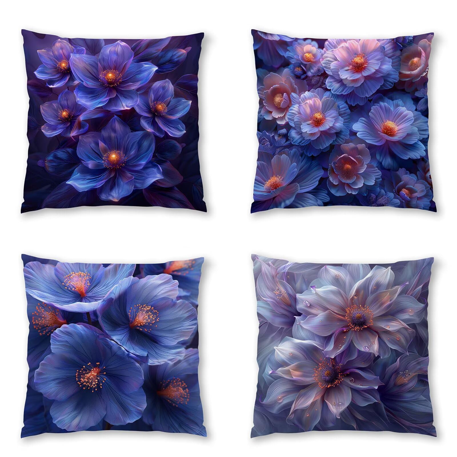 Coussin canape 45x45 cm étanche violet pour embellir votre terrasse et canapé de salon moderne