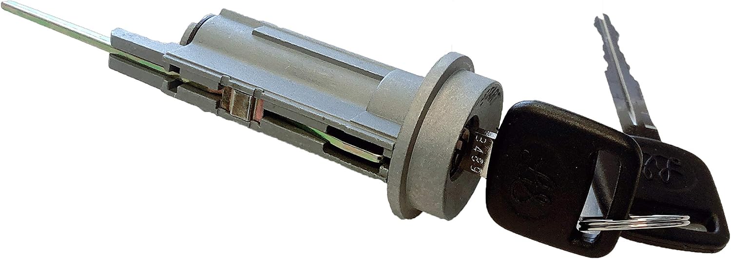 Self-Coding Ignition Lock Cylinder -Tumbler with 2 Key Compatible with 1992 1993 1994 1995 1996Toyota Camry US-195L US195L6905133010 69051-33010 6905233010 69052-33010 924-787 924787